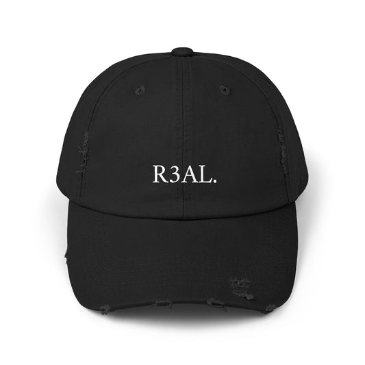 R3AL Distressed Cap — Teen-Inspired Family Brand Hat