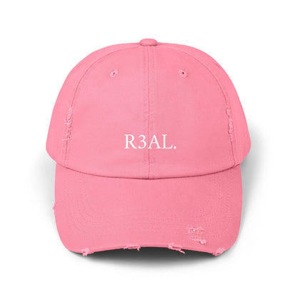 R3AL Distressed Cap — Teen-Inspired Family Brand Hat