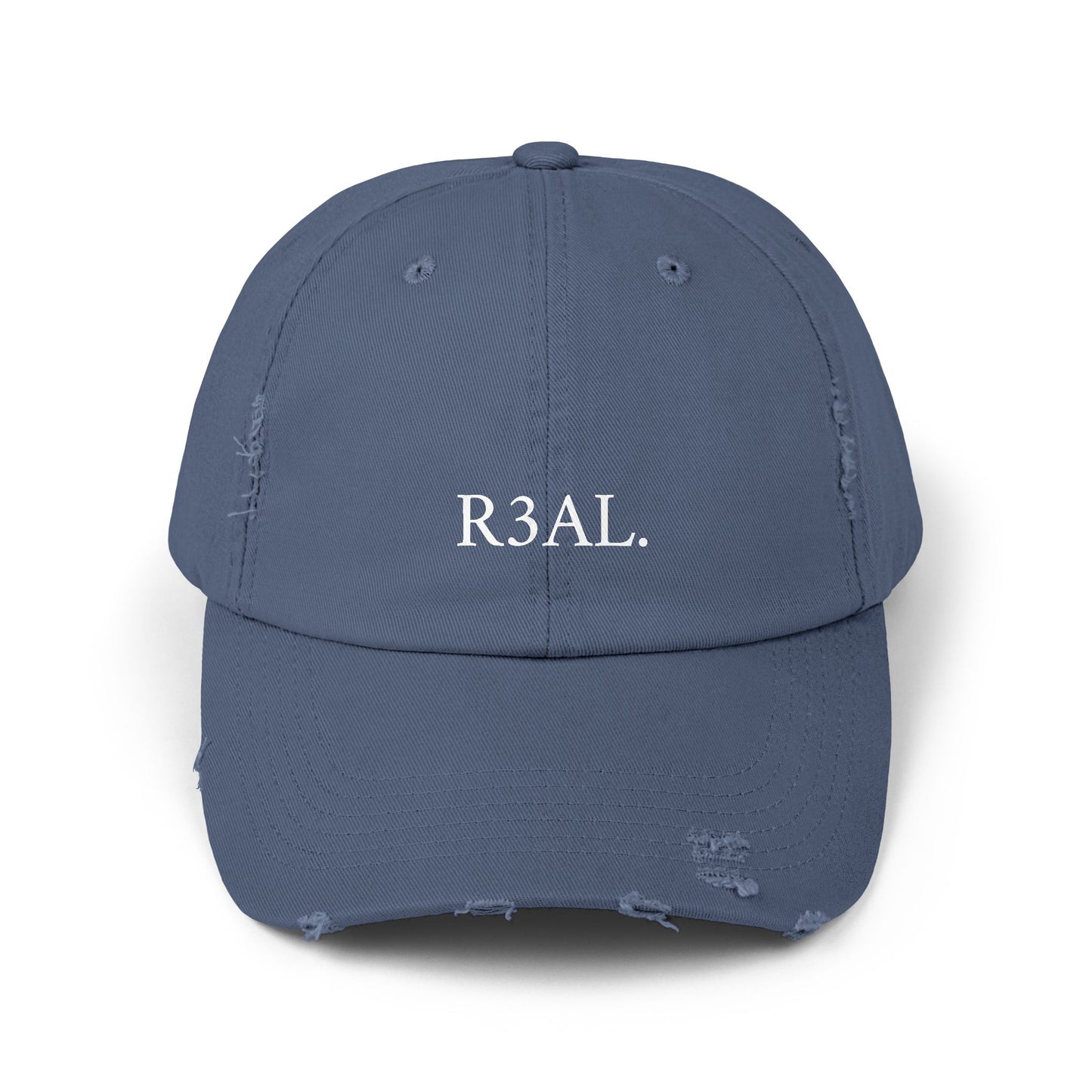 R3AL Distressed Cap — Teen-Inspired Family Brand Hat