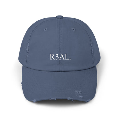 R3AL Distressed Cap — Teen-Inspired Family Brand Hat
