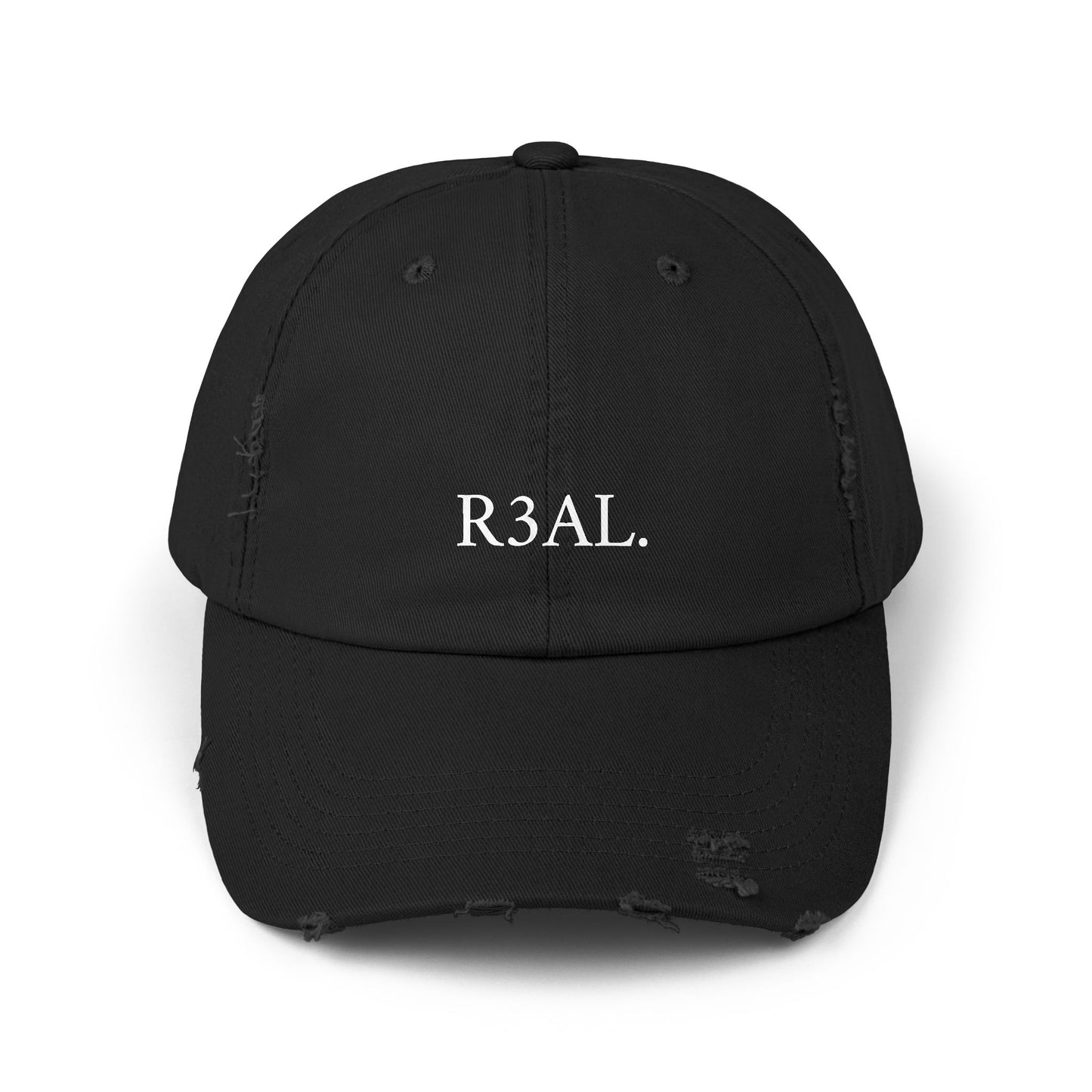R3AL Distressed Cap — Teen-Inspired Family Brand Hat