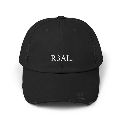 R3AL Distressed Cap — Teen-Inspired Family Brand Hat