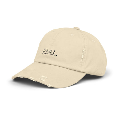 R3AL Distressed Cap — Teen-Inspired Family Brand Hat