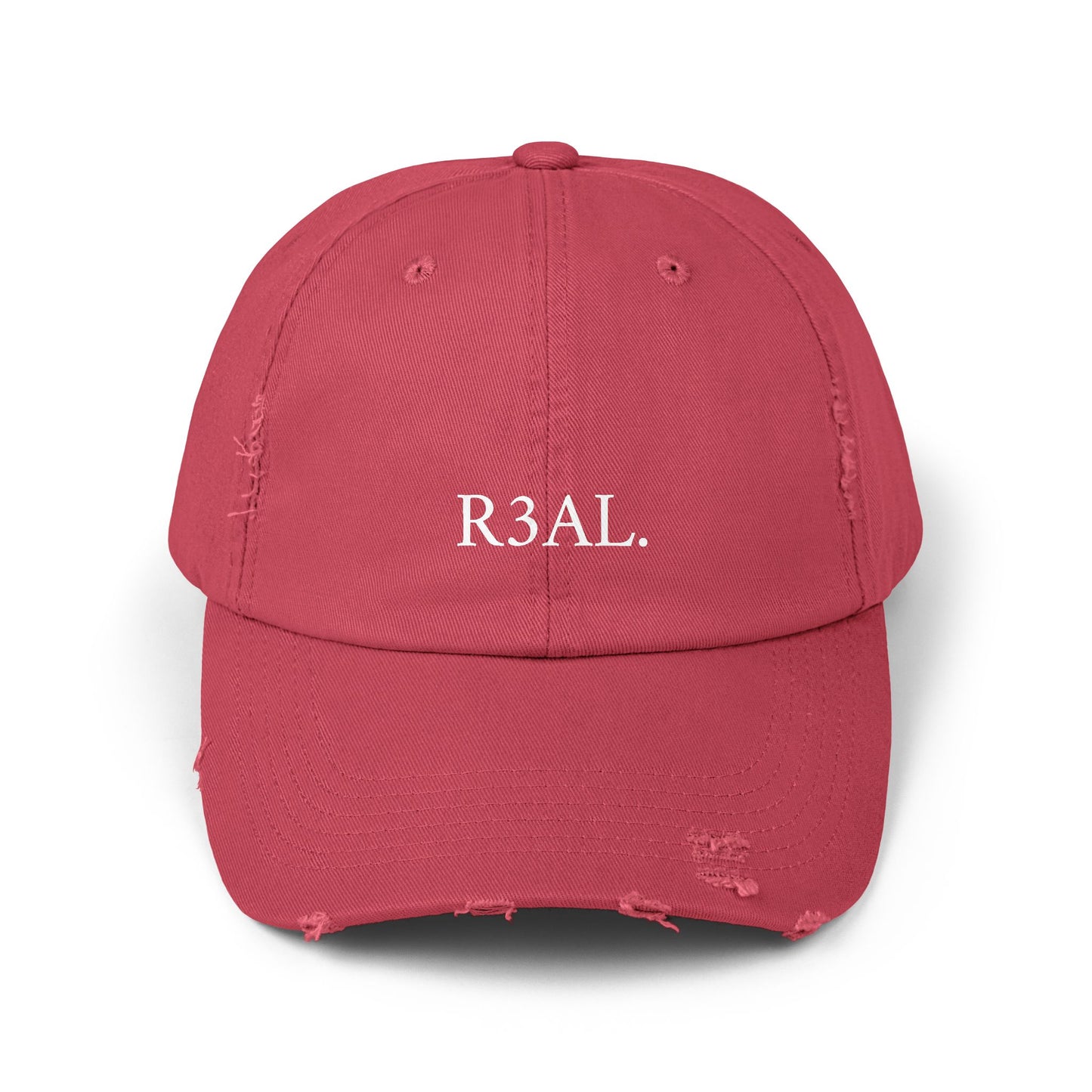 R3AL Distressed Cap — Teen-Inspired Family Brand Hat