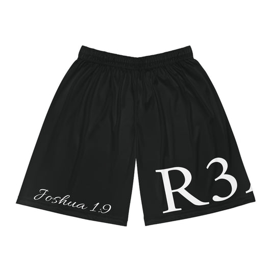 Joshua 1:9 Basketball shorts (black)