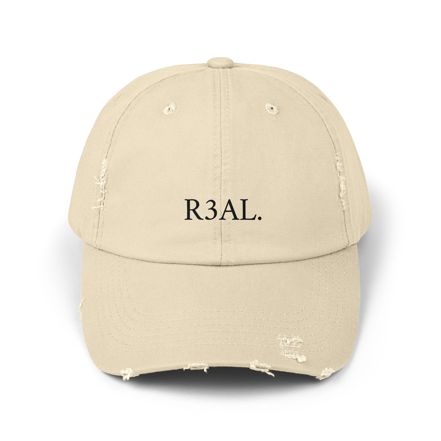 R3AL Distressed Cap — Teen-Inspired Family Brand Hat