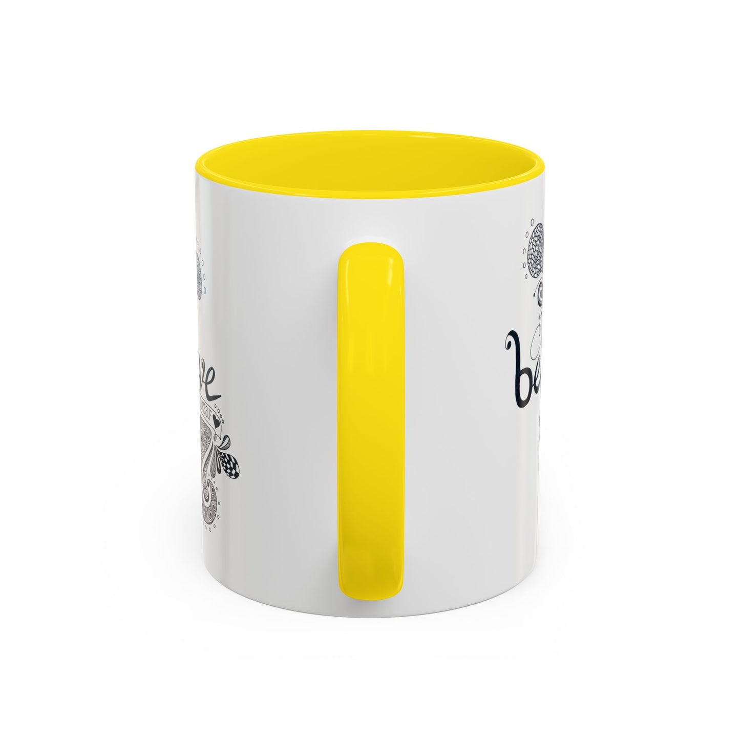 Mug - 'Believe in Yourself' Hand-drawn Zentangle Art Print