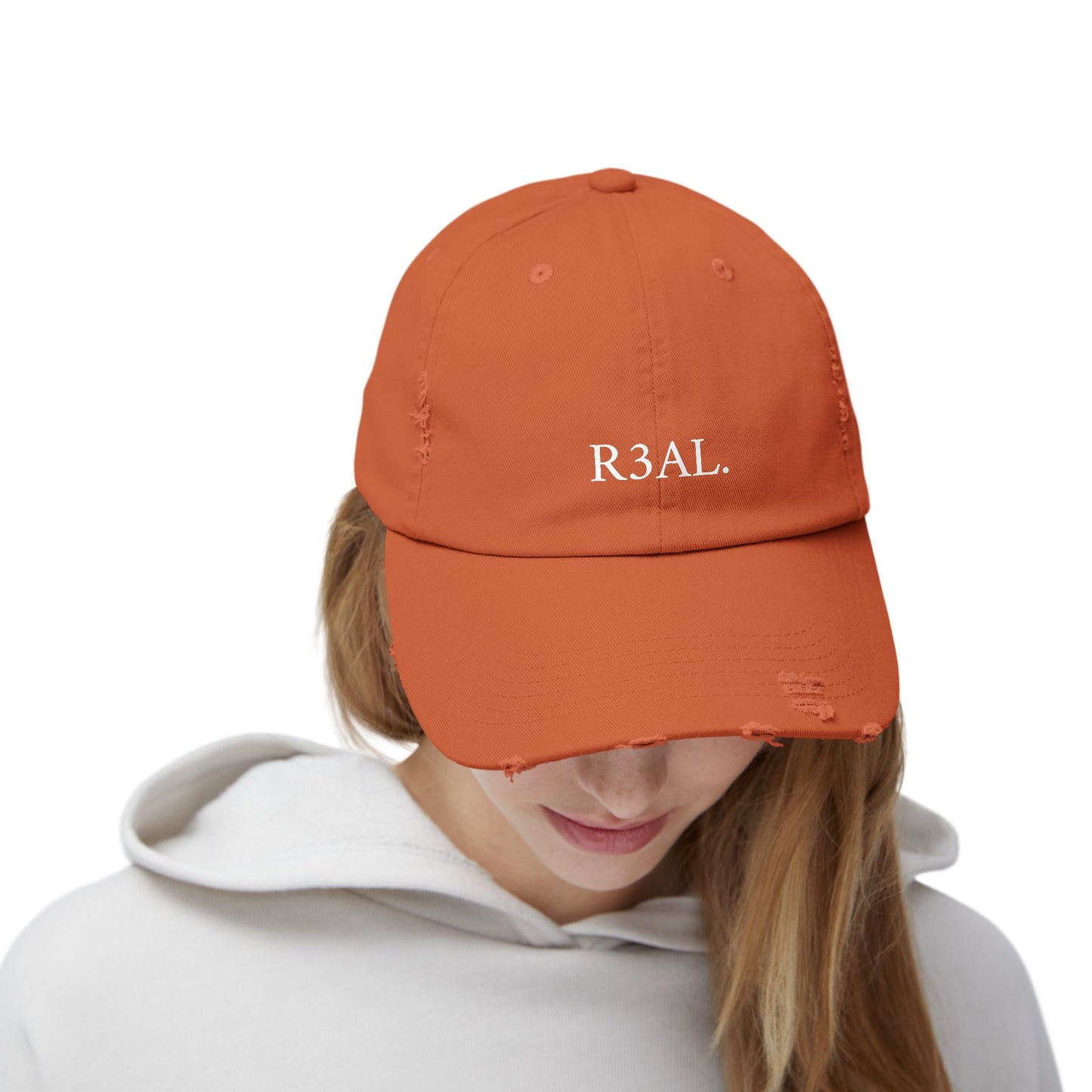 R3AL Distressed Cap — Teen-Inspired Family Brand Hat