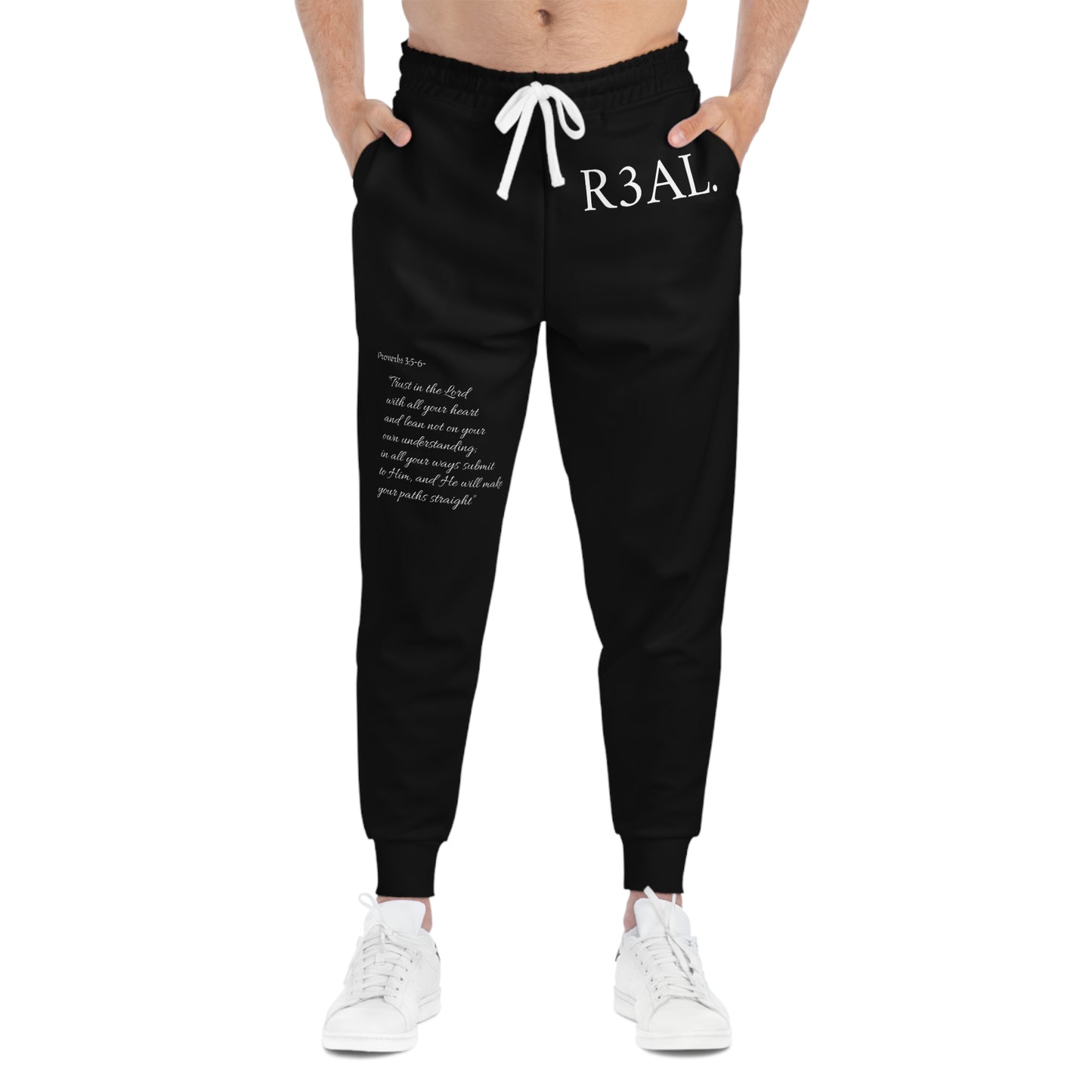 Proverbs 3:5-6 Sweatpants (black)