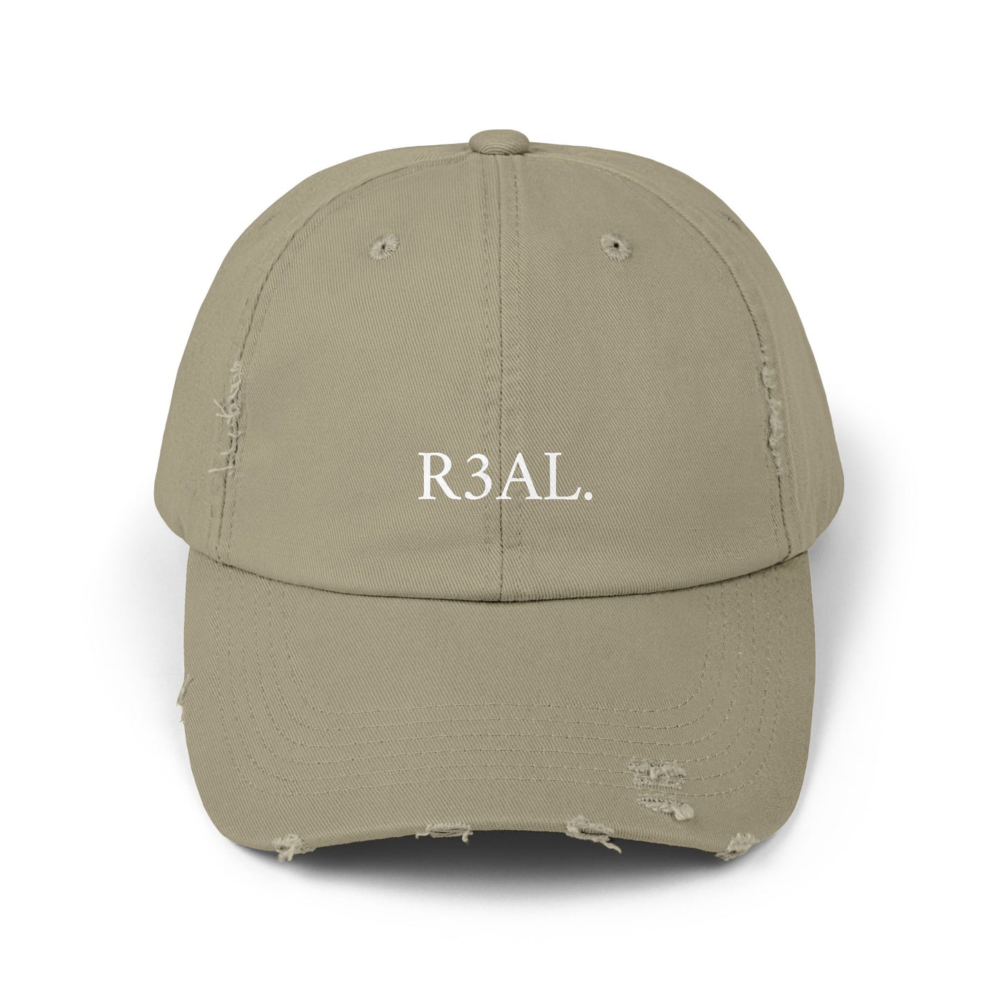 R3AL Distressed Cap — Teen-Inspired Family Brand Hat