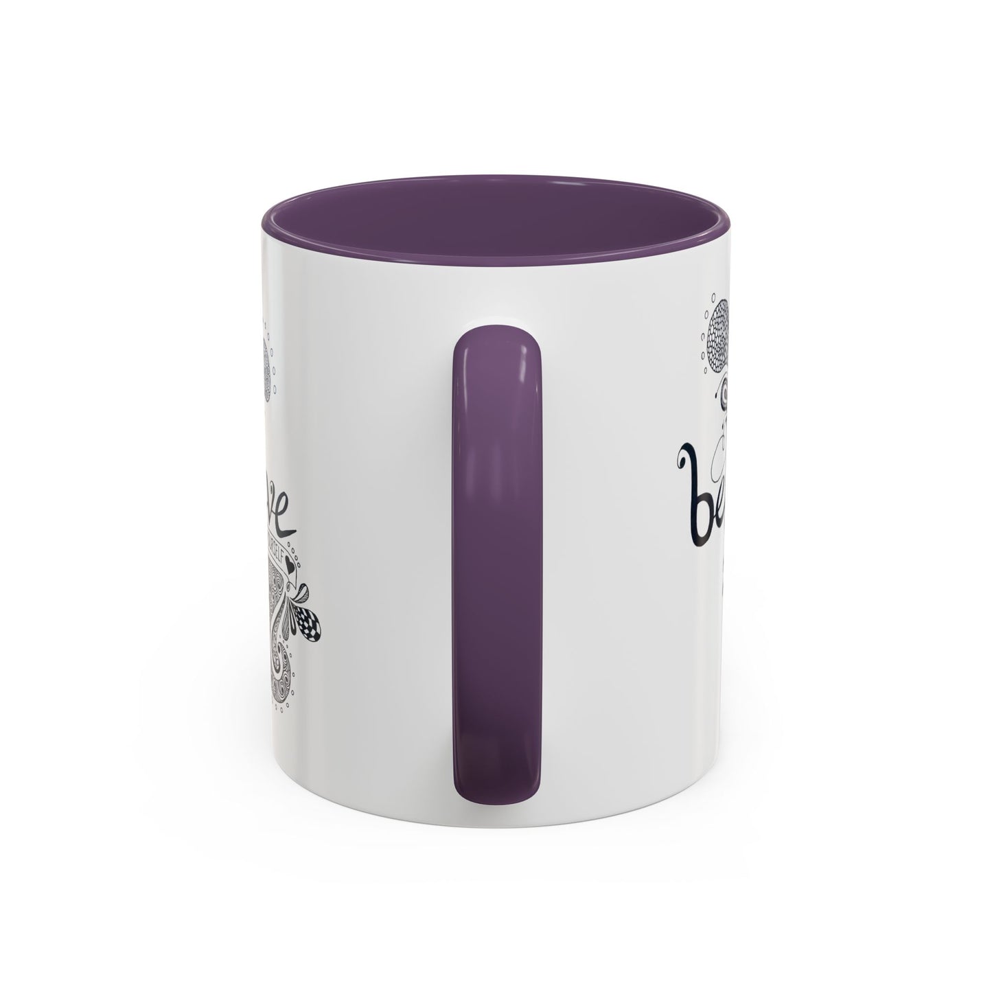 Mug - 'Believe in Yourself' Hand-drawn Zentangle Art Print