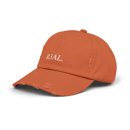 R3AL Distressed Cap — Teen-Inspired Family Brand Hat