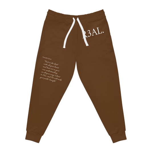 Proverbs 3:5-6 Sweatpants (brown)