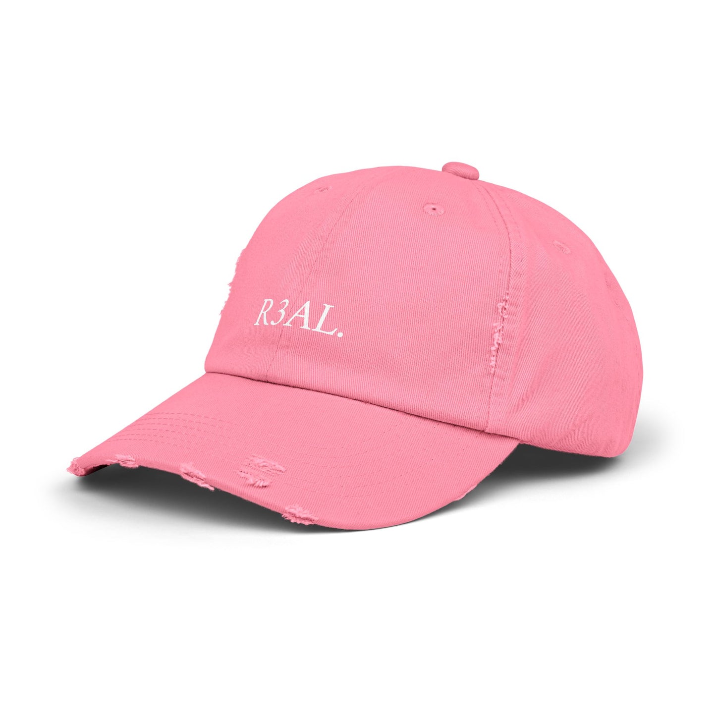 R3AL Distressed Cap — Teen-Inspired Family Brand Hat