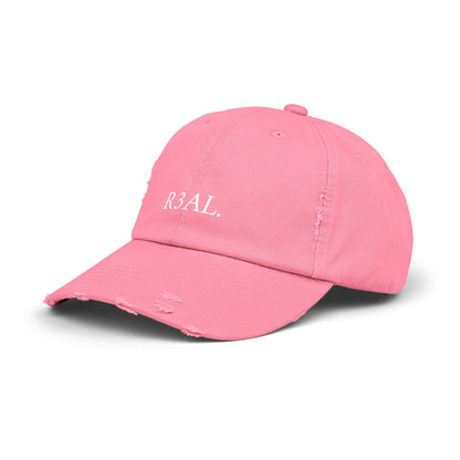 R3AL Distressed Cap — Teen-Inspired Family Brand Hat