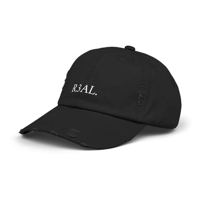 R3AL Distressed Cap — Teen-Inspired Family Brand Hat