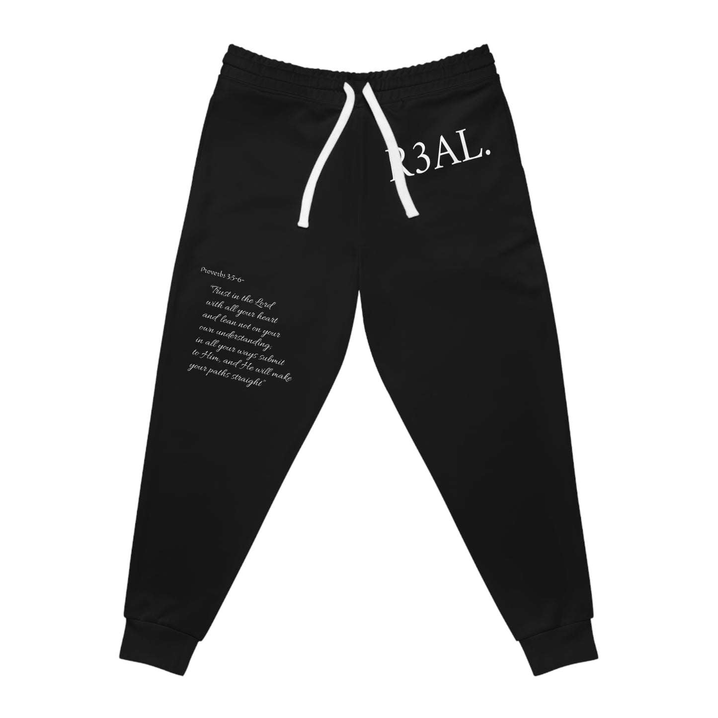 Proverbs 3:5-6 Sweatpants (black)